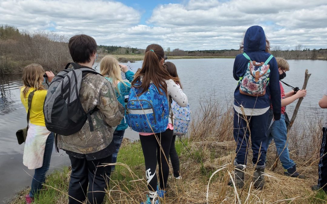 Alexander Students Visit Machias Preserves!